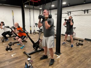 Fitness client training session at Lean Body UK